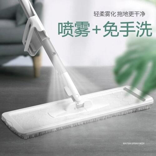 NEW 2 in 1 Spray Mop Free Hand Washing Flat Mop Lazy 360 Rotating Magic Mop With Squeezing Floor Cleaner Household Cleaning Tool