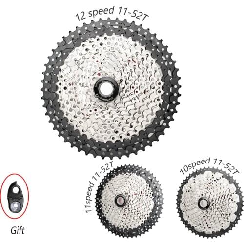 SUNSHINE MTB Cassette 8 9 10 11 12 Speed Velocidade 32/36/40/42/46/50/52T Mountain Bike Freewheel Bicycle Sprocket for Shimano