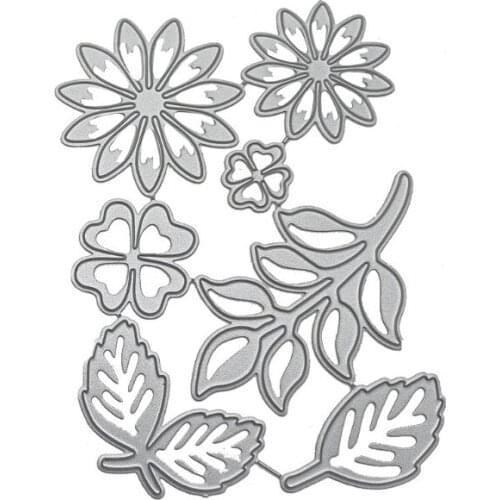 Y8AB Various Leaves Metal Cutting Dies Stencil DIY Scrapbooking Album Paper Card Template Mold Embossing Craft Decoration