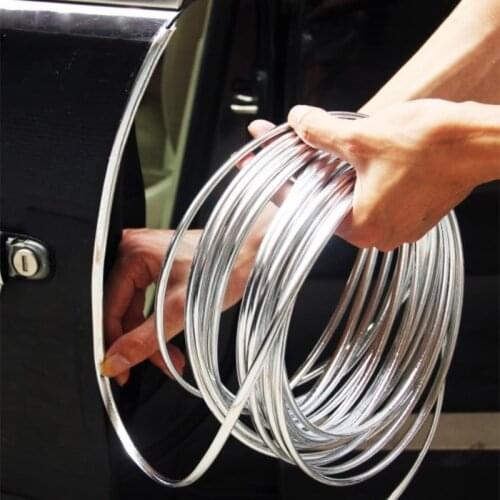 5M Car Door Edge Rubber Scratch Protector Sticker Mouldings Anti Collision Strip Car Accessories For KIA Audi LADA SEAT etc