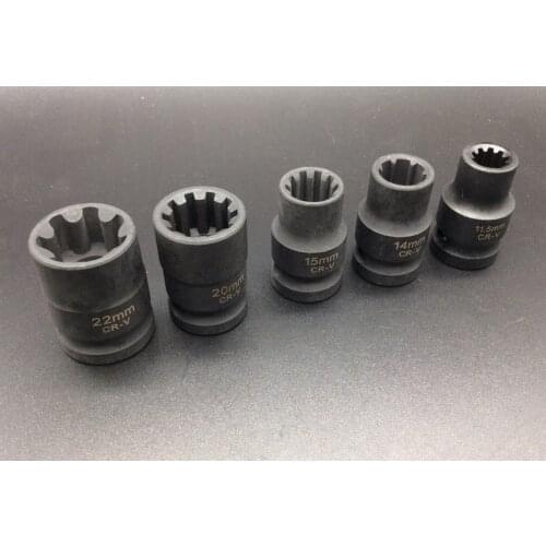 5pcs for Volkswagen Audi Porsche Brake Caliper VAG 7 teeth 10 teeth Sleeve Set