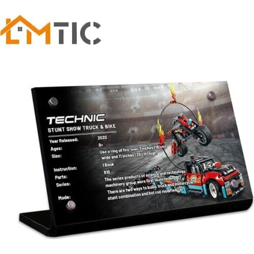 Acrylic Display Stand Brand For Stunt car 42106 Model Building Blocks Childrens Toys Gift(No Block)