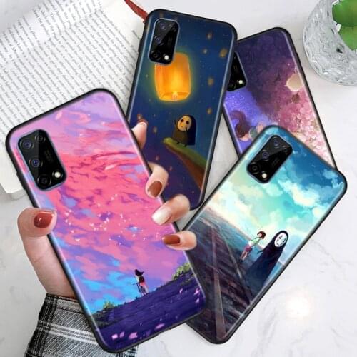 Anime Spirited Away For Realme V15 X50 X7 X3 superzoom X2 C17 C11 C3 7i 7 6i 6S 6 5 Narzo 20 5G Pro Soft Phone Case