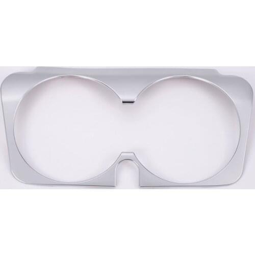 For Mercedes Benz GLC C Class W205 C180 E Class W213 E200l E300 2015-2017 Car Accessories Cup Holder Cover Frame Trim ABS Chrome