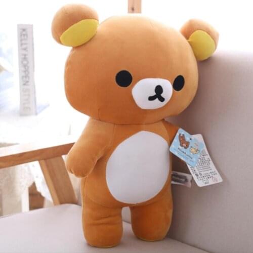 35cm /60cm Big Brown Rilakkuma Plush Animal cute soft high quality prettyDoll Toy Stuffed Teddy Bear Birthday christmas Gift kid