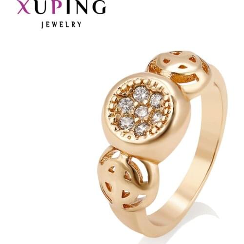 Xuping Cubic Zirconi Brand Ring Fashion Summer Jewelry for Women Special Designs Christmas Gifts 13306