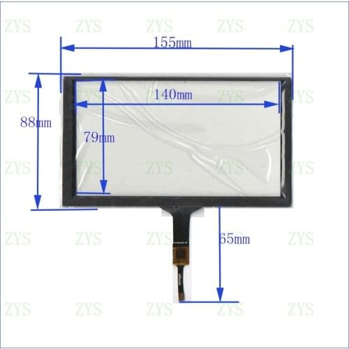 For Car player 6.2inch Capacitive screen for GPS Car DVD touch sensor 155*88mm YH-CTP841