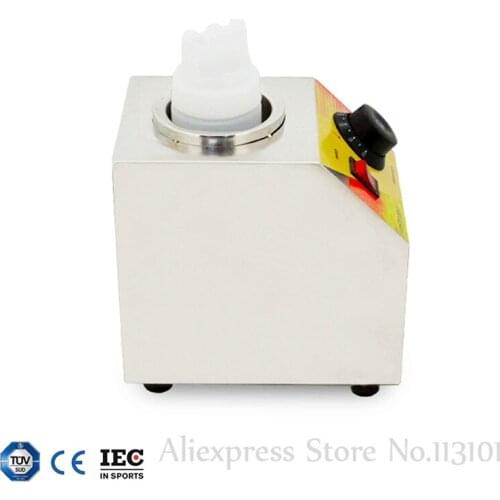 Electric Stainless Steel One Bottle Soy Jam Heater Filling Machine Commercial Chocolate Heater Sauce Warmer 200W 220V 110V