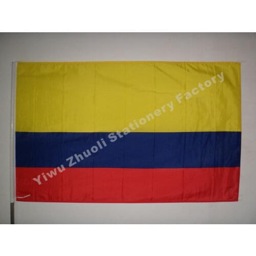 Colombia Flag 150X90cm (3x5FT) 115g 100D Polyester Double Stitched High Quality Free Shipping