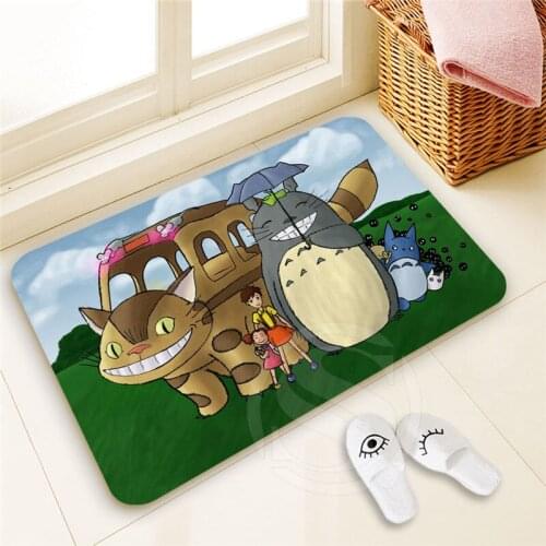 Hot Sale Custom Totoro Doormat Home Decor 100% Polyester Pattern Door mat Floor Mat foot pad SQ00722-@H0710