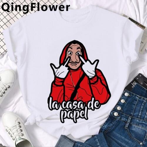 Money Heist La Casa De Papel House of Paper Bella Ciao summer top men tumblr grunge streetwear casual t shirt clothes harajuku