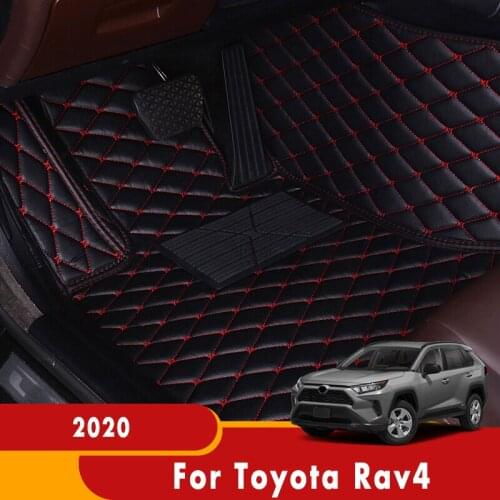 Carpets Car Floor Mats For Toyota Rav4 2020 Custom Covers Accessory Decoration Rugs Custom Auto Waterproof Protect Styling Pedal