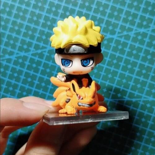 Anime Naruto Collectibles 4 CM Naruto Mini Figurine Kakashi Deidara Gaara Uchiha Sasuke Desck Decor Model Gift Toys For Children