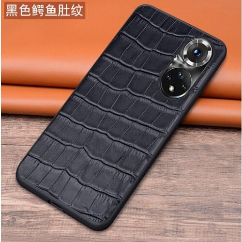 New Hot Langsidi Fashion Leather Phone Case For Honor 50 Pro Luxury Cowhide Fundas Bag For Honor 50 Se Coque Cover