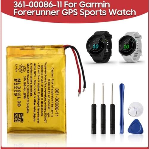 Original Replacement Battery 180mAh 361-00086-11 For Garmin Forerunner GPS Sports Watch Rechargeable Battery