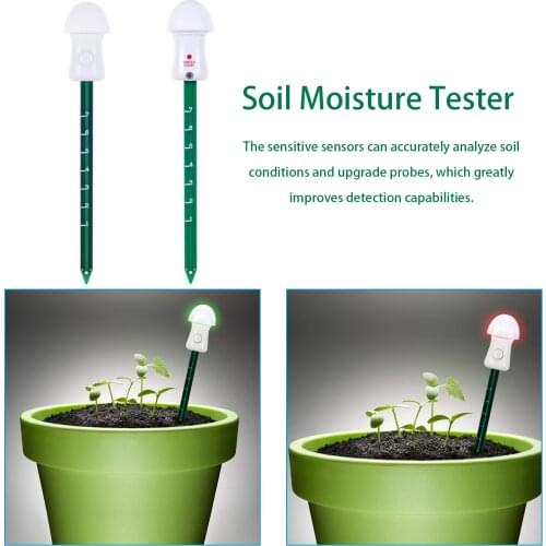 Soil Tester Humidity Detector Digital Soil Moisture Monitor Hygrometer Gardening Plant Lignt Sunlight Tester