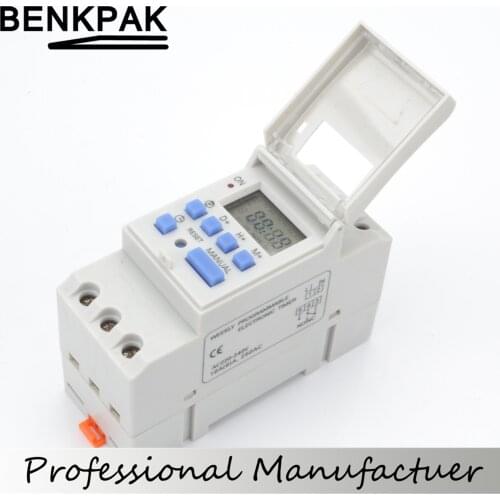 Manufacturer THC15A Electronic Weekly 7 Days Programmable Digital TIMER SWITCH Relay Control Din Rail tp8a16