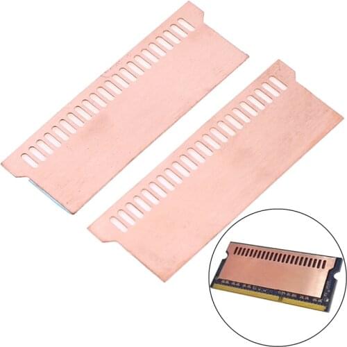 0.5mm Radiator RAM Memory Cooler Heat Sink Pure Copper Notebook Gaming Laptop Memory Heatsink Cooling Vest