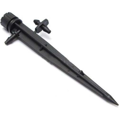 1PC Garden Drip Irrigation System Ground-plug Adjustable Dripper 360 Degree 8Holes Sprinklers for Green House Plant Watering