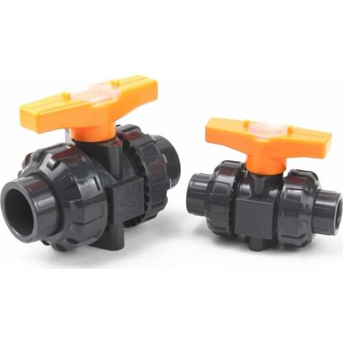 Taiwan SANKING 2 way Union ball valve UPVC 1/2/3/4/1/11/4 inch manual valve 150 PSI pressure socket end ANSI