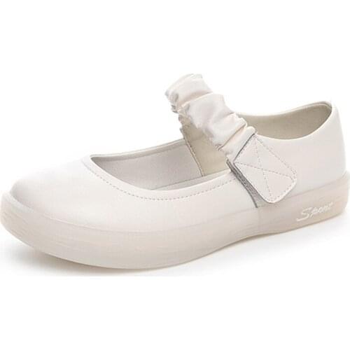 Leather White Shoes Womens Loafers 2021 Platforms Luxury Shoes for Women Heels Sandals Ladies Pumps Mary Jane Woman Heel Flat