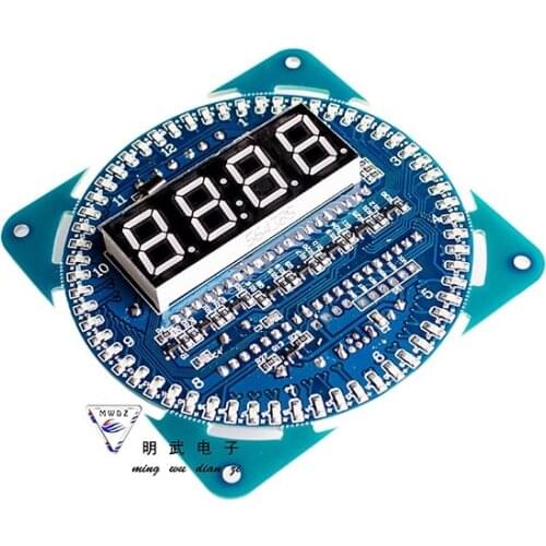 Rotating DS1302 Digital LED Display Module Alarm Electronic Digital Clock LED Temperature Display DIY Kit Learning Board 5V New