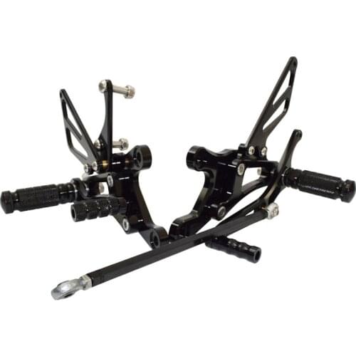 Waase Motorbike For Yamaha YZF R1 2002 2003 CNC Adjustable Rider Rear Sets Rearset Footrest Foot Rest Pegs