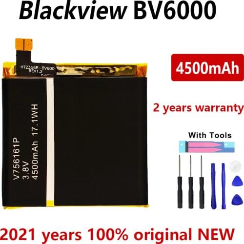 100% Original 4500mAh Replacement battery For Blackview BV6000 BV6000S High Quality Batteries Bateria With Gift Tools