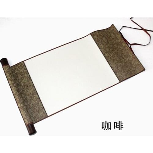 A3 High-grade thick damask mounting paper-cut painting blank scroll half cooked rice paper reel stickers childrens activities