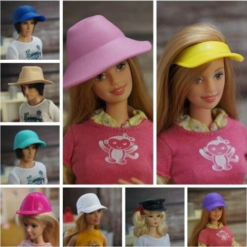Ken Doll Baseball Cap 11.5" Doll Hat For Barbie Accessories Sunhat Headwear Hairwear 1/6 BJD Dollhouse Decoration Kids DIY Toys