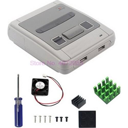 20pcs case +Cooling Fan + Heatsinks Set + Flannel Bag for Raspberry Pi 3B Plus (3B+)/3B