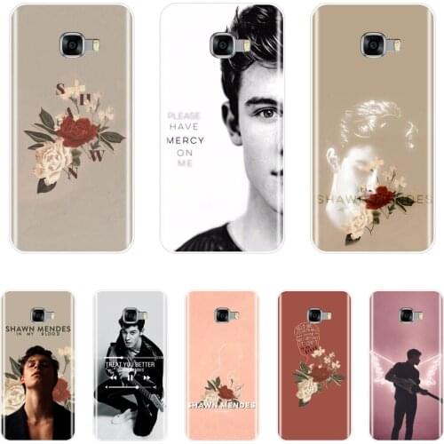 Shawn Mendes Singer Phone Case For Samsung Galaxy C5 C7 C8 Silicone Soft Back Cover For Samsung Galaxy C9 C7 C5 Pro Case