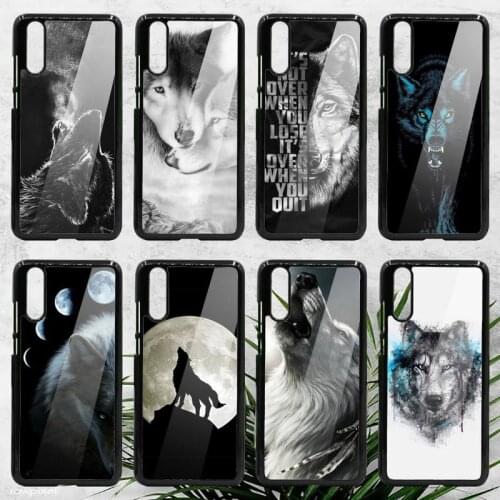 Angry Animal Wolf Face Phone Case For Samsung galaxy S note 8 9 20 10 e lite2019 plus pro ultra Hard TPU PC cover funda shell