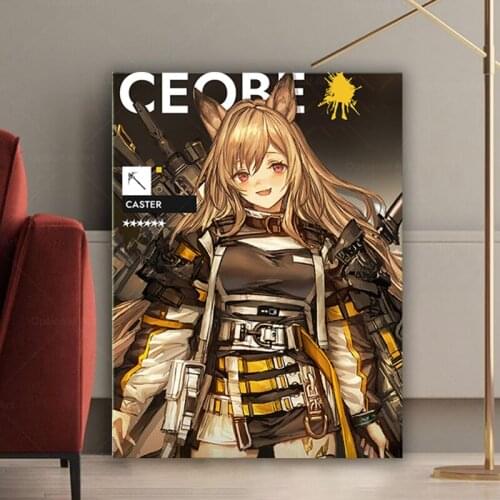 Ceobe Arknights Home Decor Canvas Painting Wall Pictures Living Room Decoration Art Posters Prints