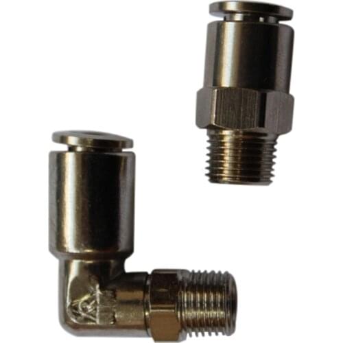 HPAT 2sets/lot Paintball 90 Degree Macro Line Fitting Straight Macro Line Fitting