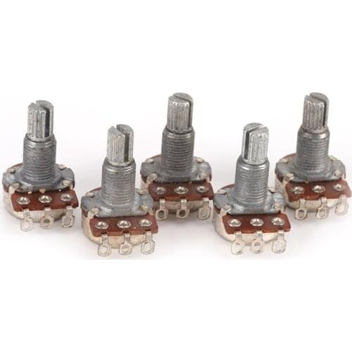 IRIN 5pcs A500K Ohm Control Pot Electric Guitar Push Pull Ascend Bass Control Switch Pot Musical Instruments Guitar Parts