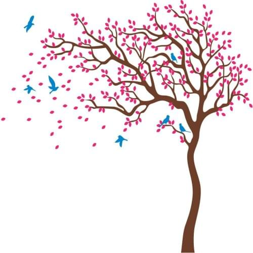 Creative Large Tree Wall Stickers Living Room Bedroom Decor Modern Wallpaper DIY Room Decoration Wallsticker Mural