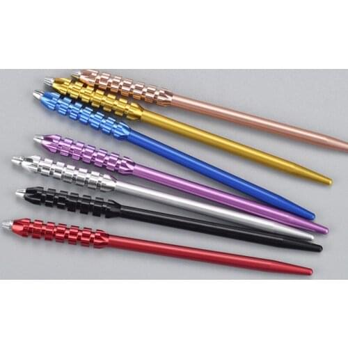 30pcs Round Microblading Pen Cosmetic Microblade Tattoo Pen Manual Permanent Makeup Pen 3D Eyebrow Lip Needle Tattoo Tool Supply