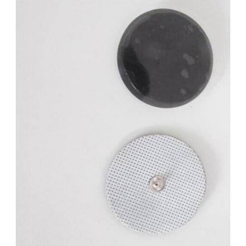 100pcs 5cm Round cloth Electrode Pads Digital Therapy Machine Massager Electrode Patches with 3.5 stud