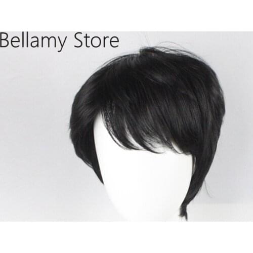 Masked Rider COS Shrimp dumplings mens short hair custom-made fake hair coveCosplay hairwear Wig+Wig Cap