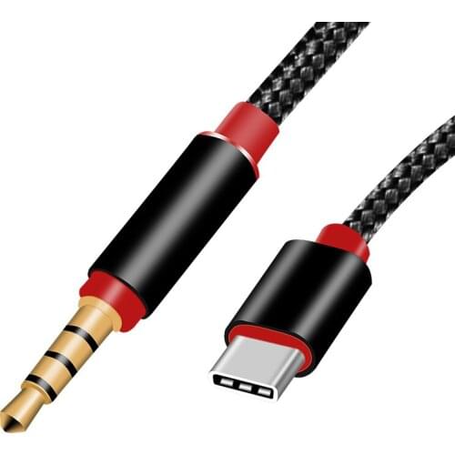 Type C Male to 3.5mm Male Car AUX Audio Cable Adapter USB 3.1 Type-C USB-C to 3.5mm AUX Audio Earphone Jack for Letv 2 2pro max