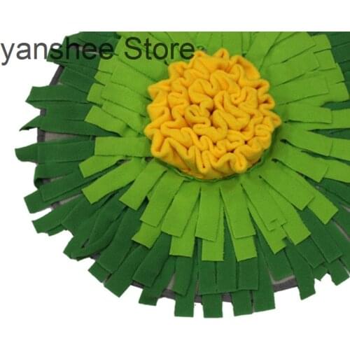 Slow food pad for dogs and pets, decompression pad, nose smell, smell pad, bowl food dispenser, sunflower puzzle, r9ca