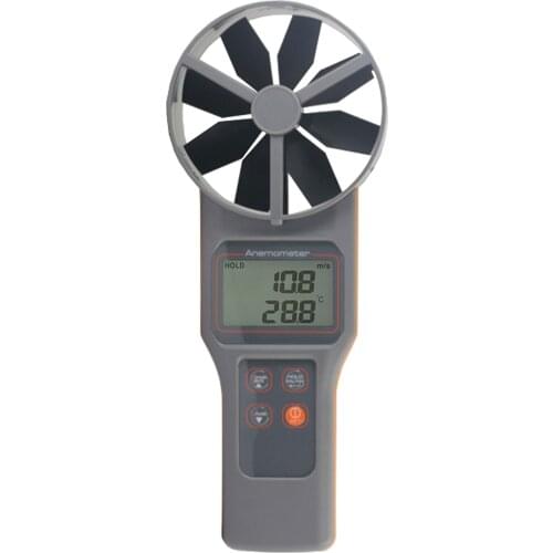 Portable AZ8917 Hygrometer Anemometer Measures air velocity, volume, temperature, humidity, dew point & wet bulb temperature