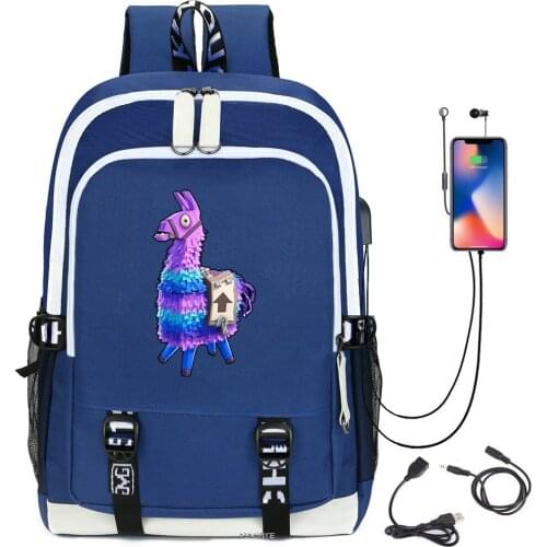 FORTNITE Men Women USB Charging Laptop Travel Backpacks Boy Girl Teenager Student Backpack Casual Mochila