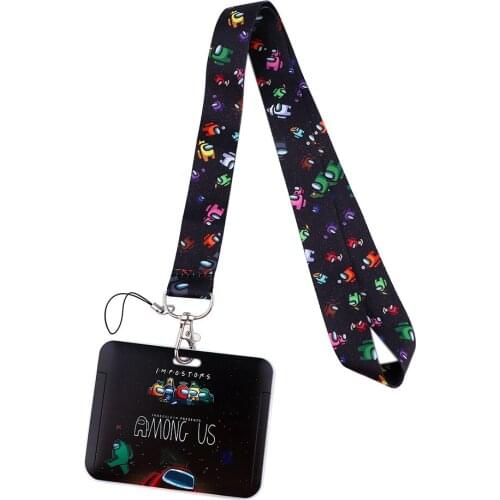 SP1264 Game Astronaut Lanyard for key ID Card Gym Cell Phone Straps USB Badge Holder DIY Hanging Rope Lariat Lanyard