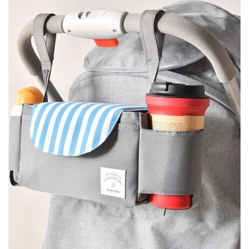 Baby Stroller Bag Large Capacity Diaper Bags Outdoor Travel Hanging Carriage Mommy Bag Infant Care Organizer Makeup Cosmetic Bag