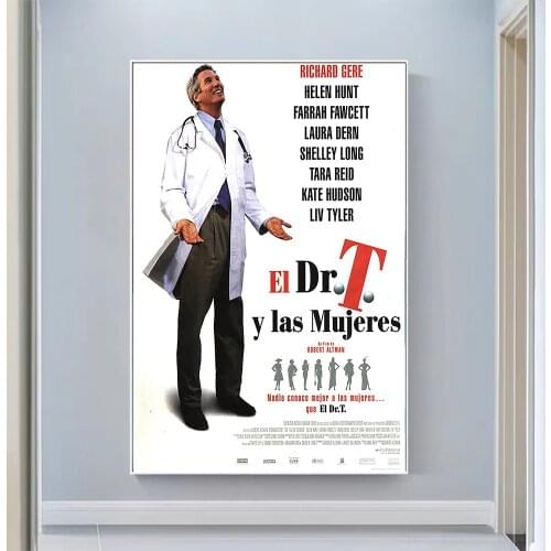 V0534 Dr. T and the Women (2) Vintage Classic Movie Wall Silk Cloth HD Poster Art Home Decoration Gift