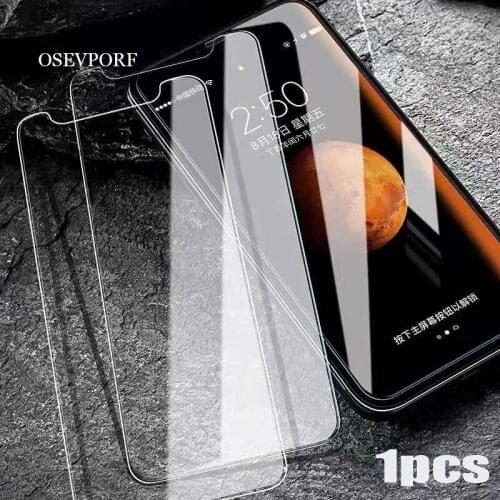 Protective Tempered Glass for iPhone 12 11 Pro XS Max 6 S 8 7 Plus Glass On For iPhone X XR Screen Protector Toughened Glas Film