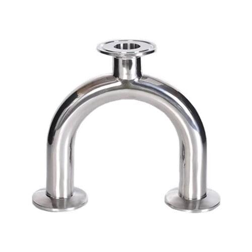 1.5"2 "2.5"3"Stainless Steel 304 U Shape Sanitary Tri Clamp Pipe Fittings Pipe OD19MM--- 38MM