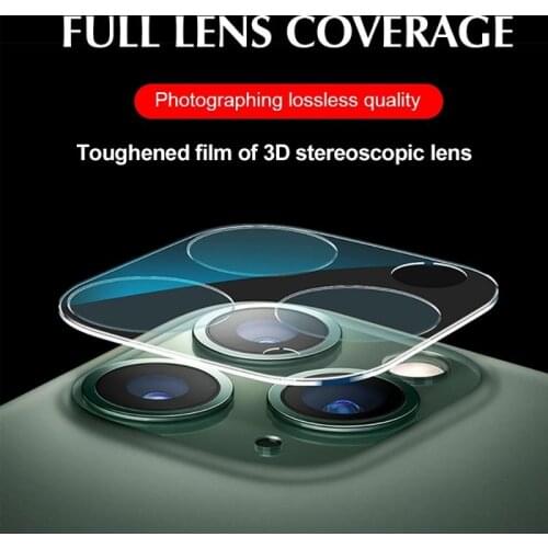 1PC 9H Back Lens Protective Glass Screen Protector For IPhone 12 Mini Pro Max Phone Tempered Glass HD Full Camera Lens Protector